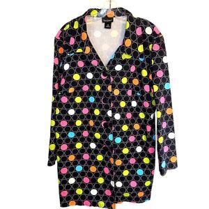 Tara Jones 1X Women's Blazer Black Suit Coat Plus Size 14W 16W Jacket